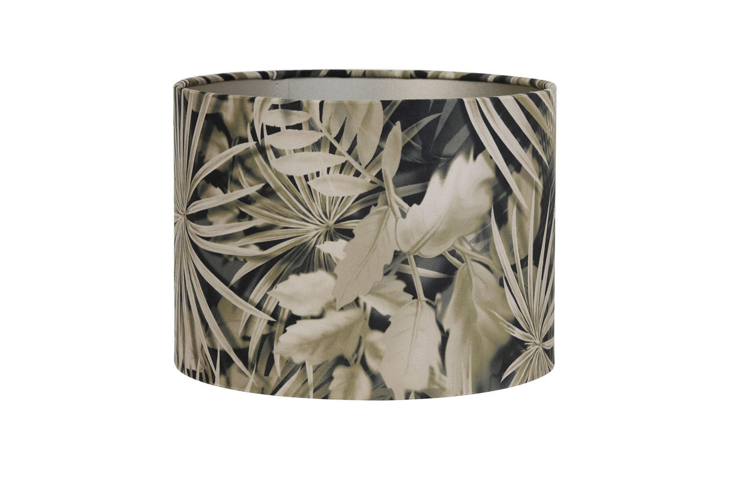 LEUCHTENSCHIRM PALM SEPIA Ø20x15 cm, Textil, Braun - Braun, Textil (20/20/15cm) - Light & Living