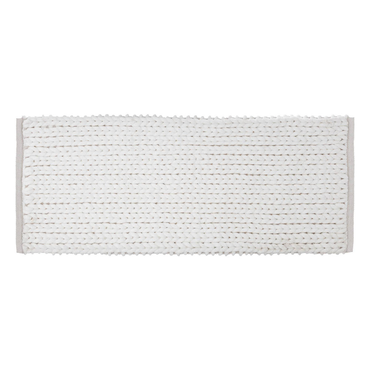 BADTEPPICH Coco 50/120 cm - Weiß, Textil (2/120cm)
