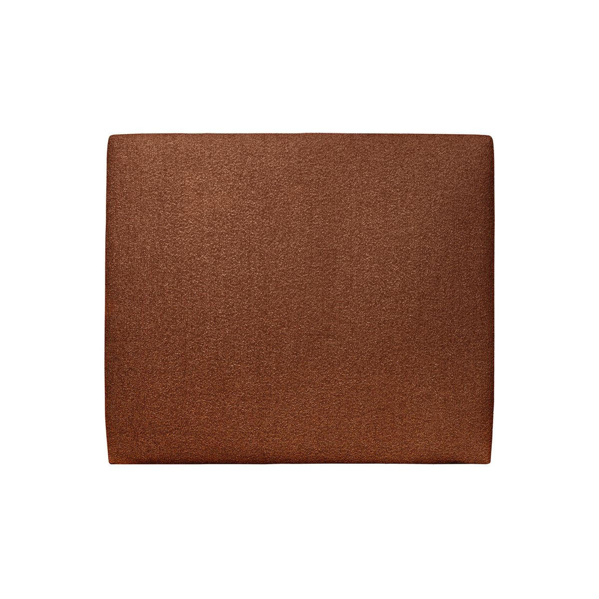 KOPFTEIL gepolstertes – Terrakotta-Bouclé-Stoff - 180 cm - Beige/Terracotta, Karton/Holz (180/120/10cm) - Sommeil de Plomb