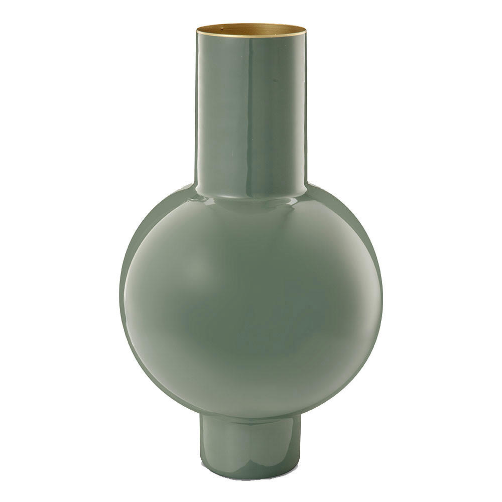 VASE Metal medium mid grün 24x40 cm - Grün, Metall (40cm) - Pip Studio