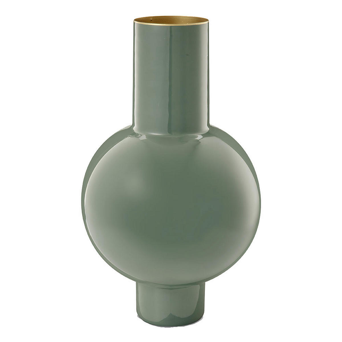 VASE Metal medium mid grün 24x40 cm - Grün, Metall (40cm) - Pip Studio