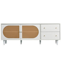 TV-SCHRANK Weiß 180/40/65 cm - Weiß, Holzwerkstoff (40/65/180cm) - Urban Meuble
