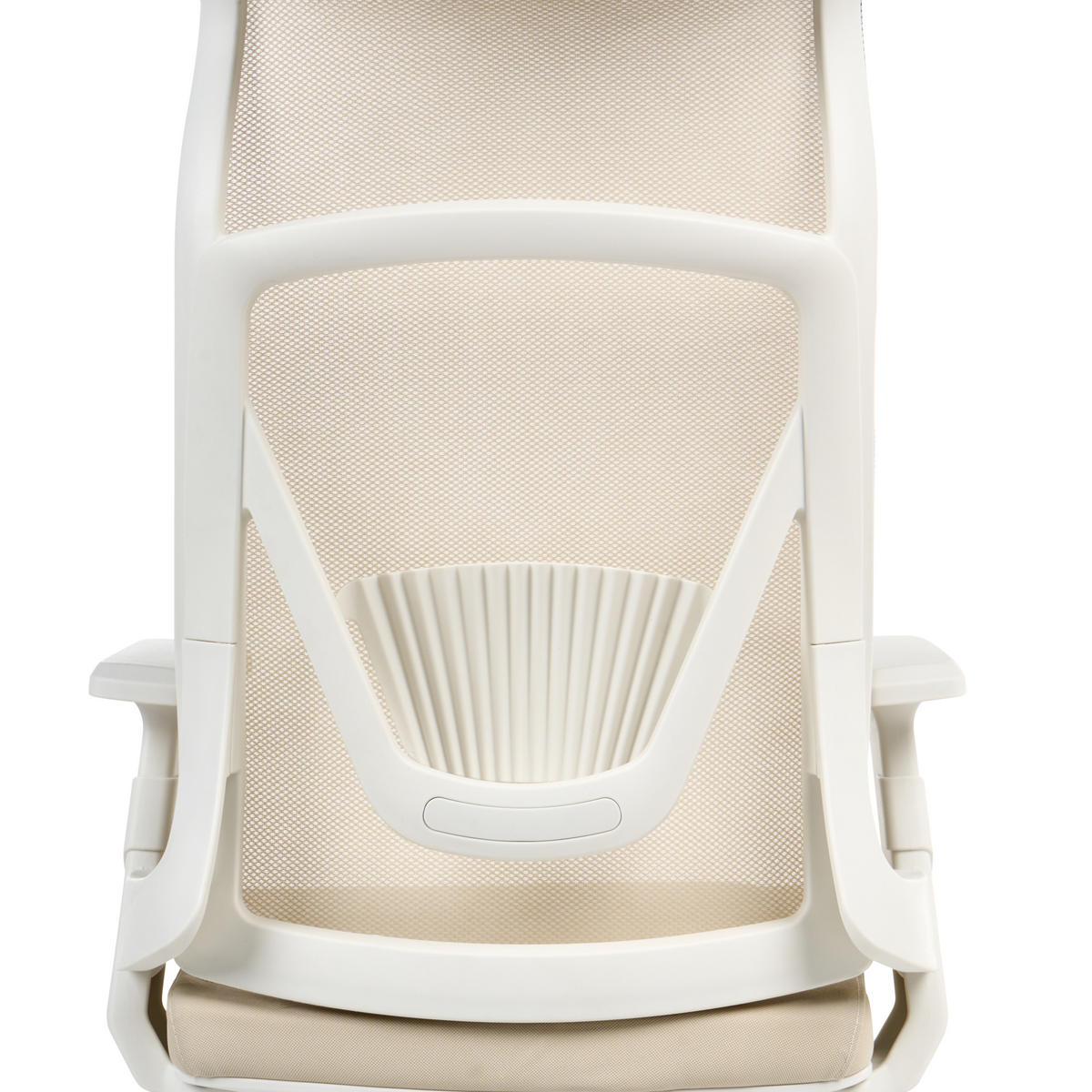 BÜROSTUHL Beige Bard - Beige, Textil (50/113/66cm) - Beliani
