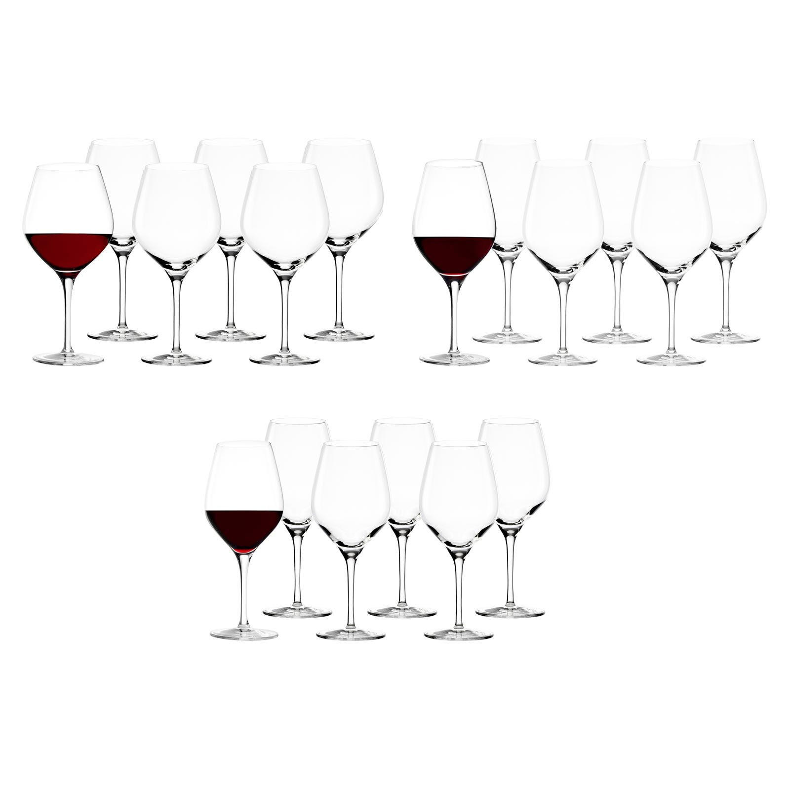 ROTWEIN GLÄSER Exquisit transparent 18er Set - Transparent, Glas - Stölzle Lausitz