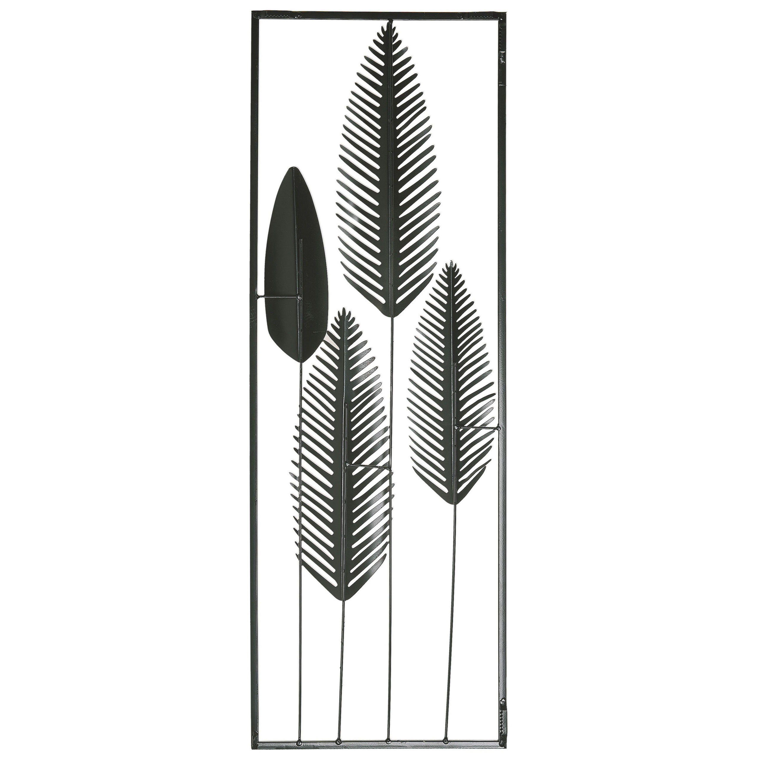 WANDDEKORATION Metall gold/silber Niobium - Silberfarben, Metall (31/90/4cm) - Beliani