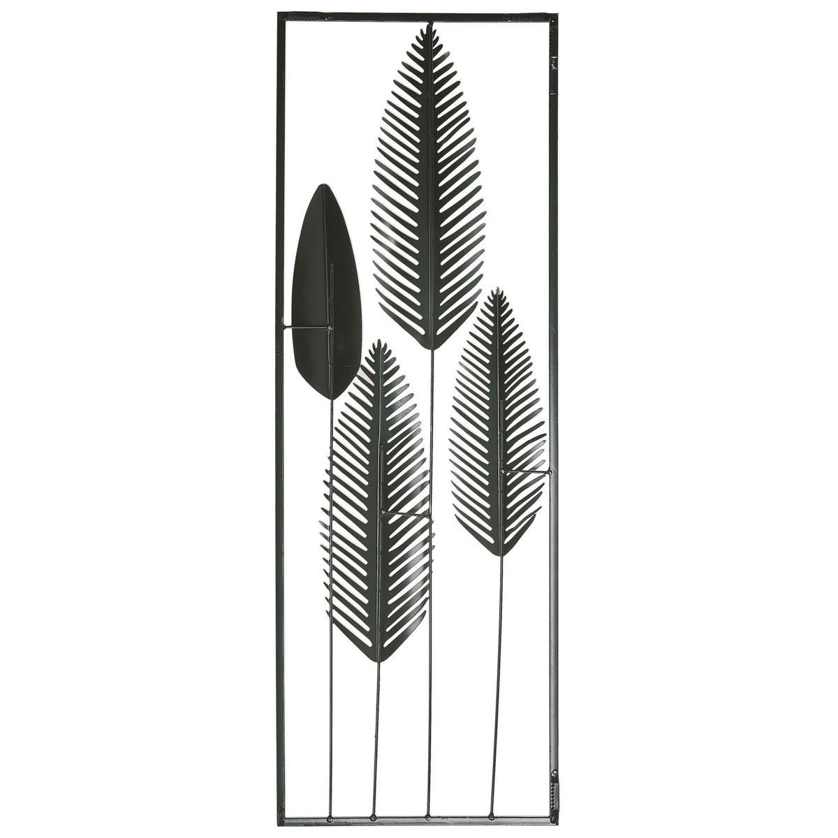 WANDDEKORATION Metall gold/silber Niobium - Silberfarben, Metall (31/90/4cm) - Beliani