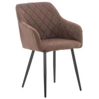 ESSZIMMERSTUHL Shila 84x47x44 cm braun - Braun, Textil (47/84/44cm) - furnicato