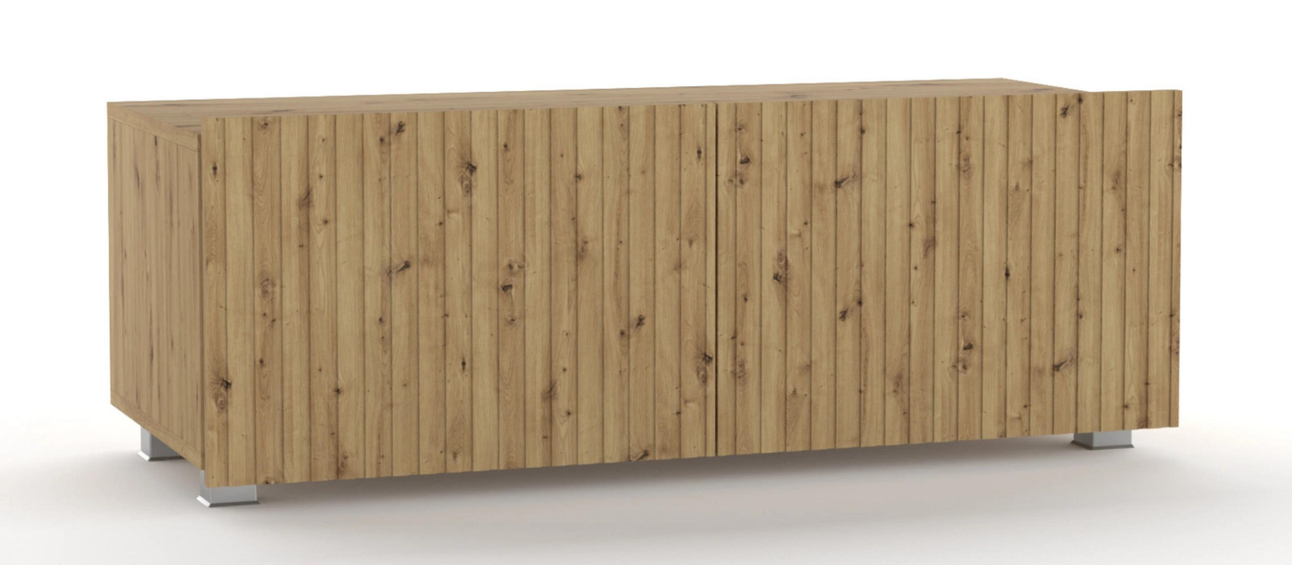 Ravio Tv-Lowboard Eiche Artisan 100x38x43 cm