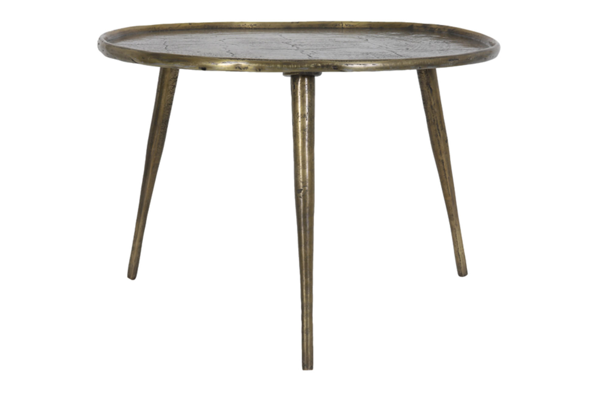 BEISTELLTISCH Babina Bronze Ø59/41 cm - Bronzefarben, Metall (59/59/41cm) - Light & Living
