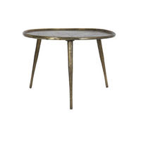 BEISTELLTISCH Babina Bronze Ø59/41 cm - Bronzefarben, Metall (59/59/41cm) - Light & Living