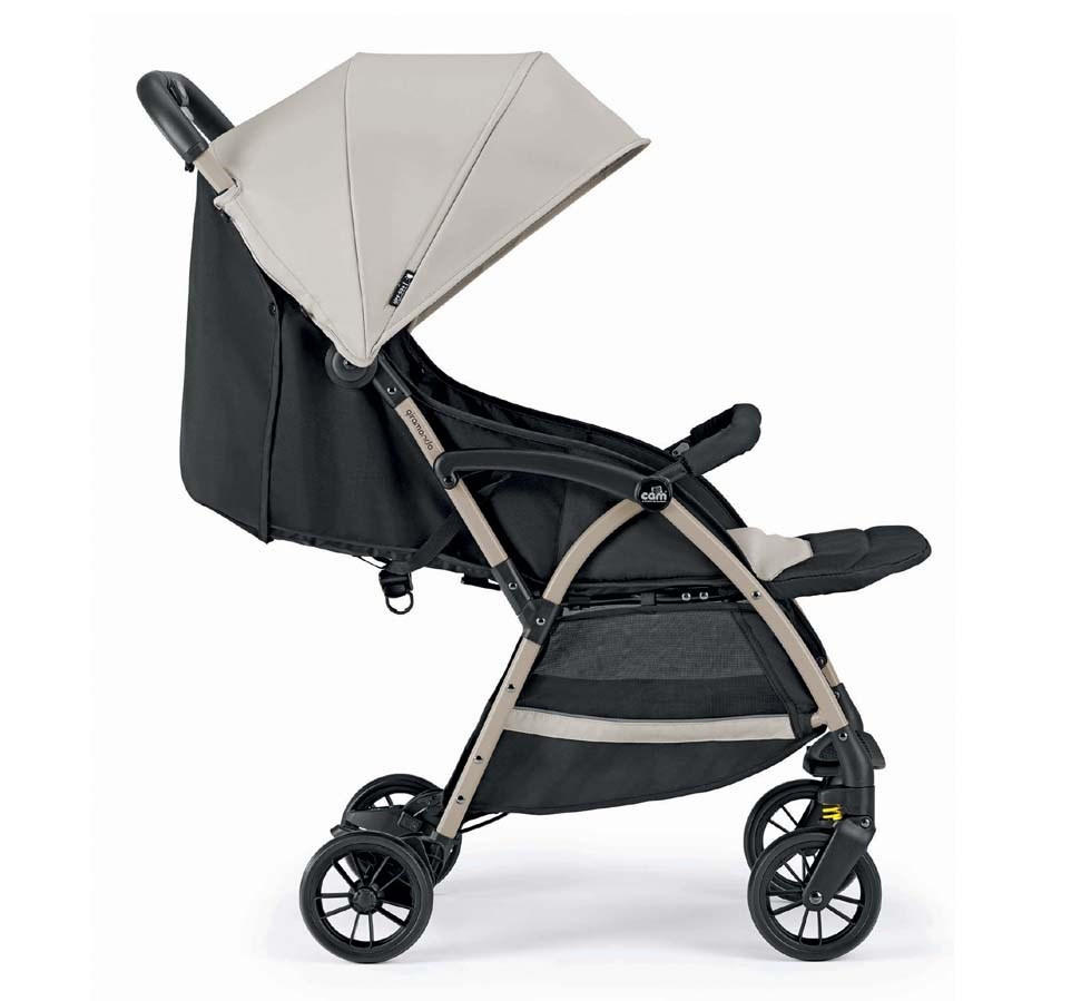 KINDERWAGEN Buggy Giramondo - ultraleicht und klappbar - Beige, Kunststoff (46/81/100cm) - Cam il Mondo del Bambino S.p.A.