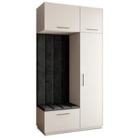 GARDEROBENSCHRANK REMA 120/240/60 cm Modern Kaschmir - Kaschmir, Holzwerkstoff (120/240/60cm) - MASSENO