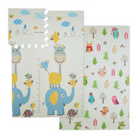 PUZZLEMATTE - Multicolor, Kunststoff/Textil (120/175cm) - Relaxdays