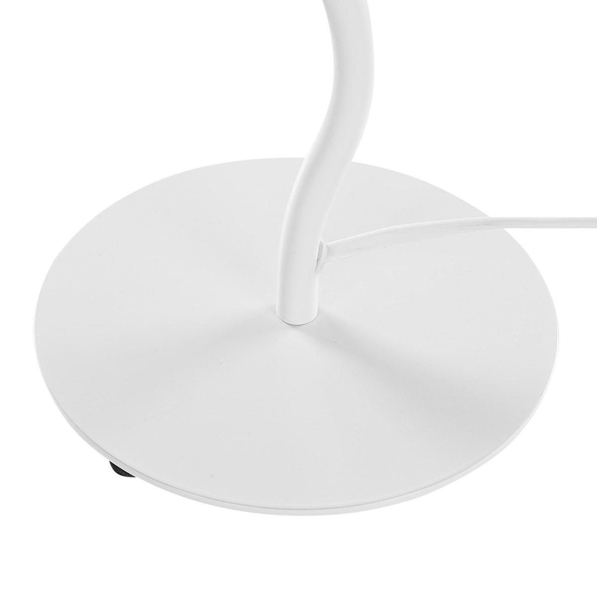 TISCHLEUCHTE Weiß Alwero - Weiß, Metall (30/30/48cm) - Beliani