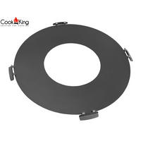 GRILLPLATTE für Feuerschale 102 cm mit 4 Griffen - Schwarz, Metall (102/1/102cm) - Cook King