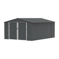 GARAGE - 1 -Sitzer - Stahl - anthrazitgrau - RIDOSO - Anthrazit, Metall (366/186/494cm) - Vente-Unique