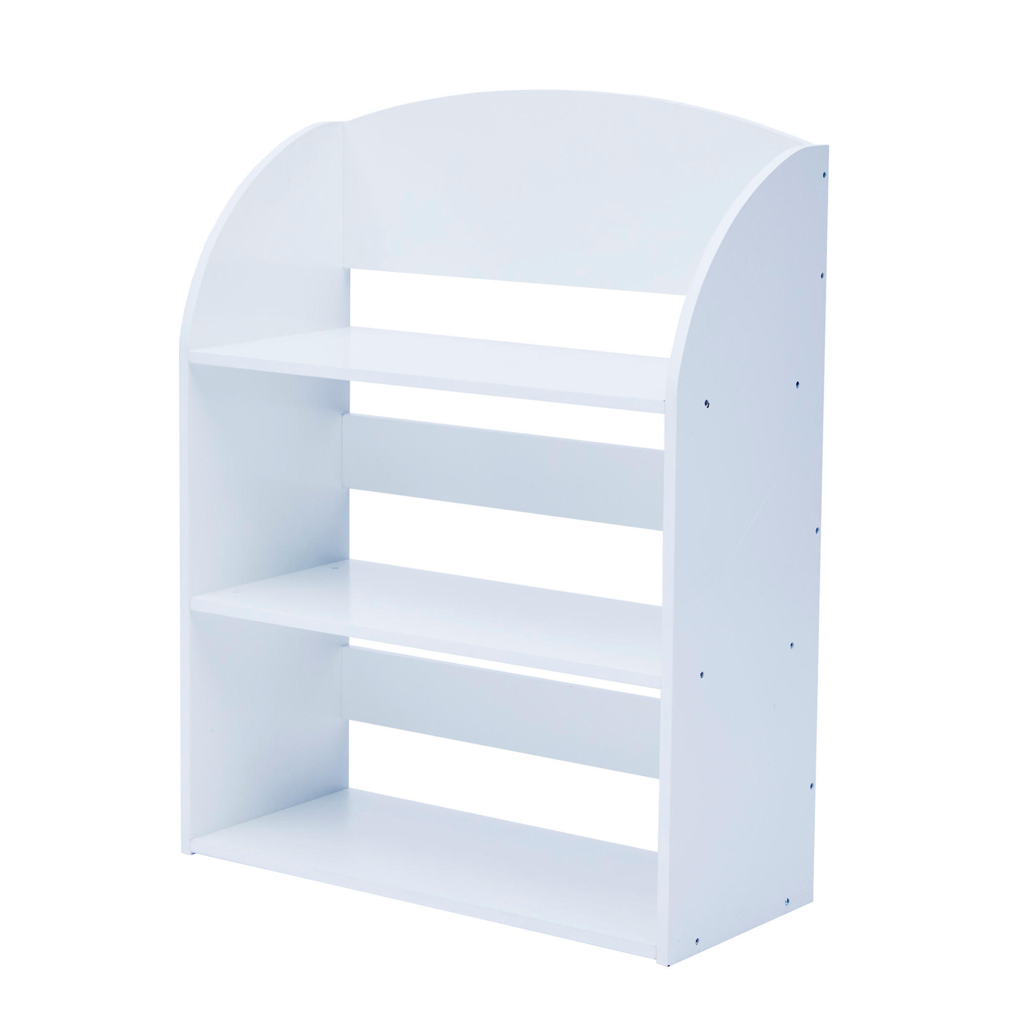 BÜCHERREGAL für Kinder, Weiß, 78 cm - Weiß, Holz (26/78.1/59.7cm) - Teamson Kids