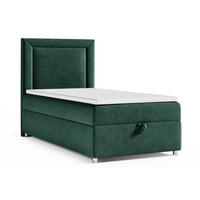BOXBETT mit Bettkasten Trinity K-3 SINGLE Bonellfederkern inkl. Topper - Grün, Holz/Holzwerkstoff (70/200cm) - Best For Home