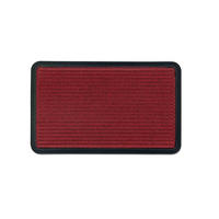 FUSSMATTE FÜR INNEN & AUßEN BORDER STAR - Rot, Textil (50/80cm) - Astra