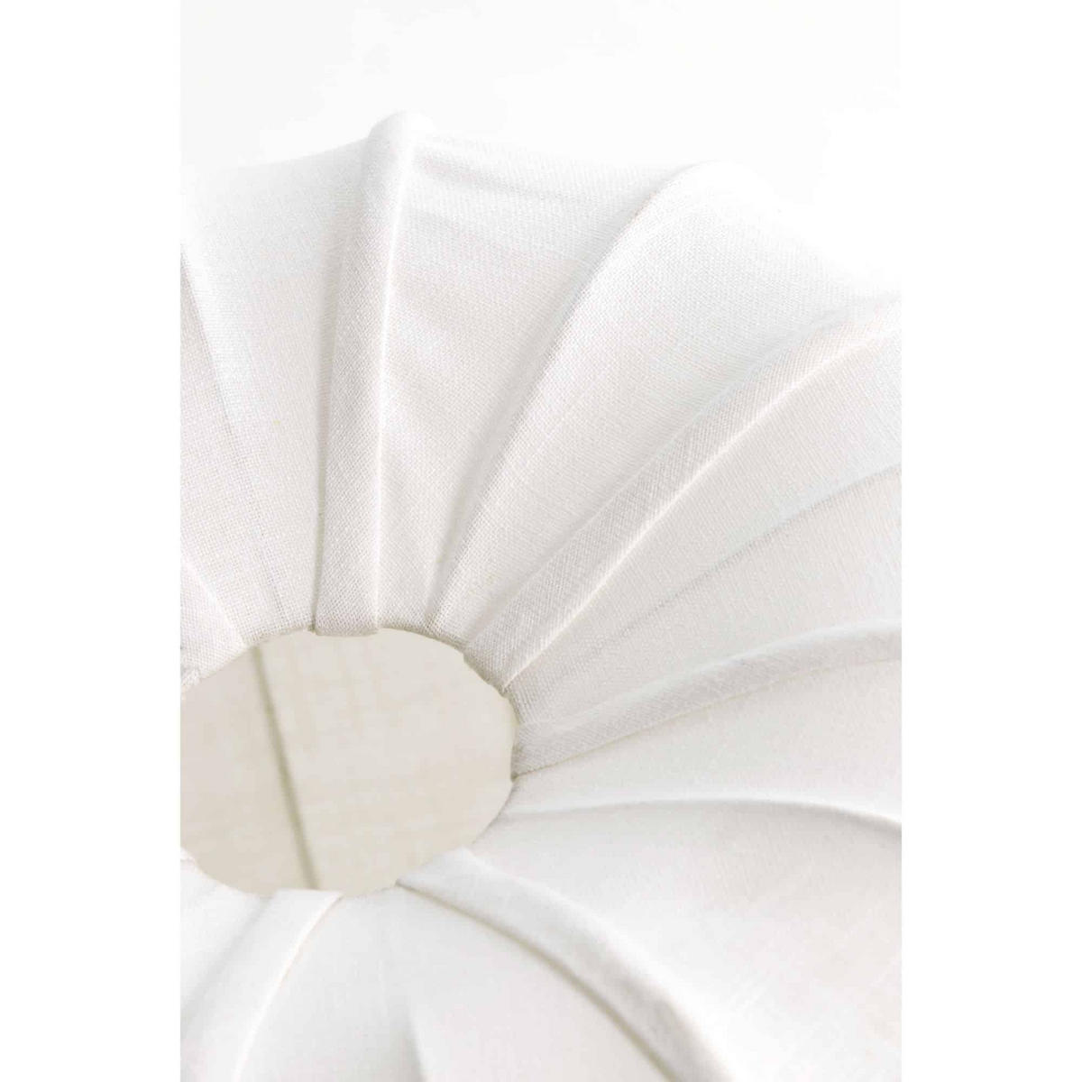 PENDELLEUCHTE ZUBEDO Weiß 60/60/45 cm - Weiß, Textil (60/60/45cm) - Light & Living