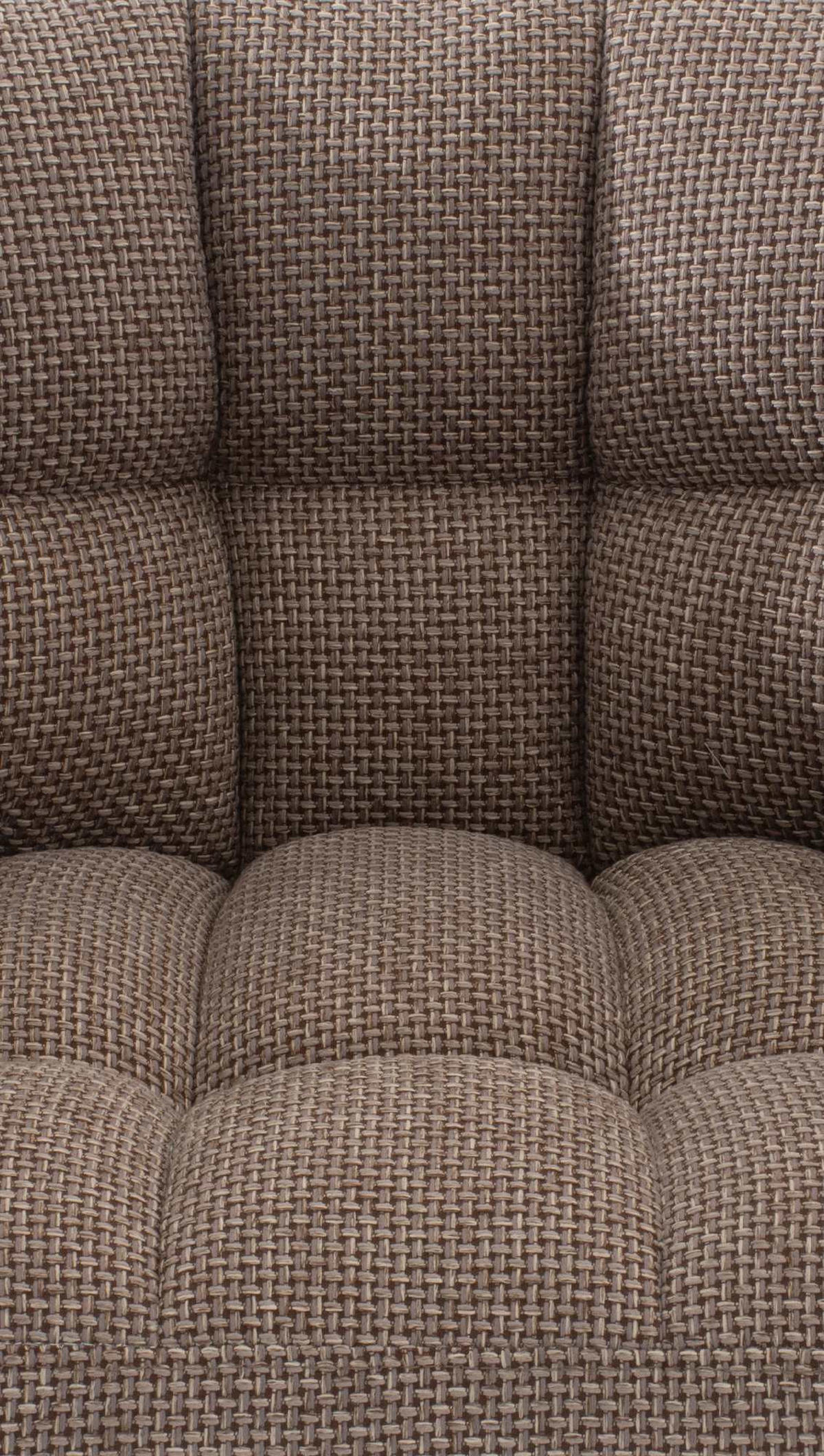 SESSEL Stoff Terrabraun - Dunkelbraun/Schwarz, Textil/Metall (64/75/48cm) - CLP