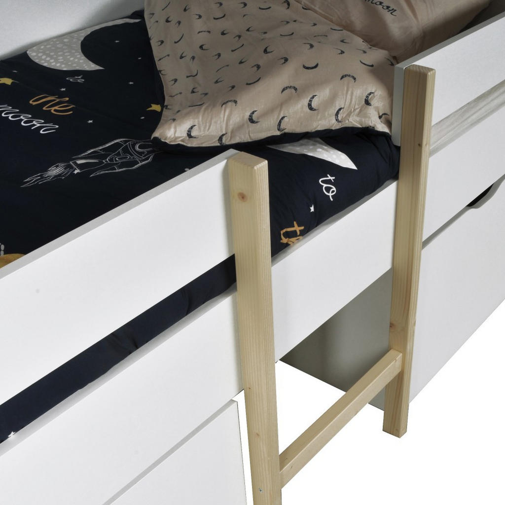 Thumbnail - Weber Industries Kinderbett, Mehrfarbig, Holzwerkstoff, Rechteckig, 90x200 cm, Kinder- & Jugendzimmer, Kindermöbel, Kind...