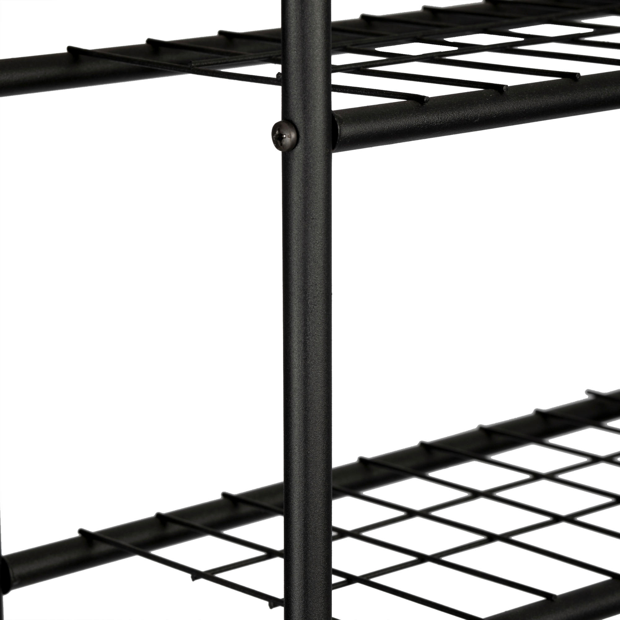 Thumbnail - [en.casa] Badezimmerregal, Schwarz, Metall, 52.5x161x24.5 cm, Badezimmer, Badezimmerregale, Badregale