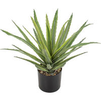 KUNSTPFLANZE Agave 33 cm Grün - Grün, Kunststoff (43cm)