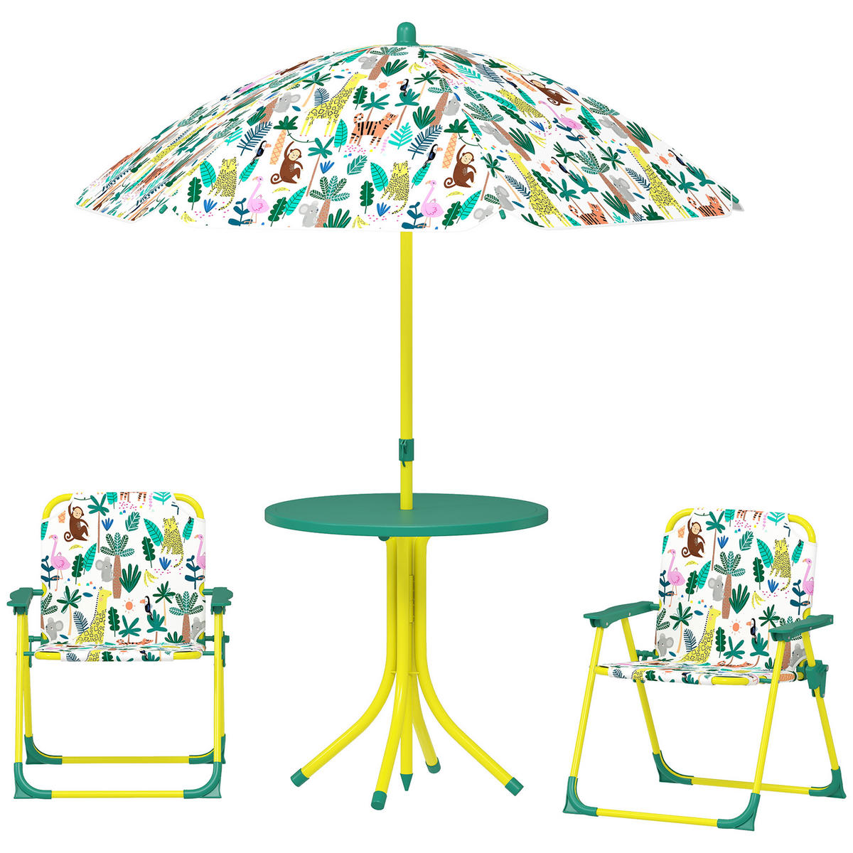 KINDERSITZGRUPPE DE-17555 Grün - Grün, Kunststoff (49.5/50/49.5cm) - ComfortXL