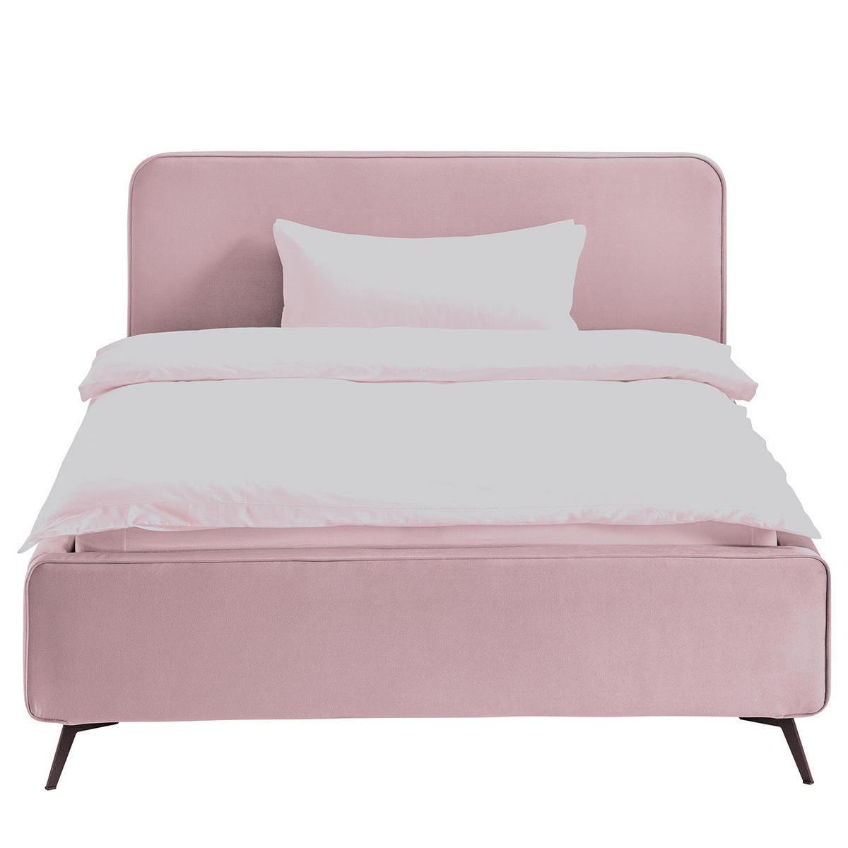 POLSTERBETT - Mauve, Textil (160/200cm) - home24