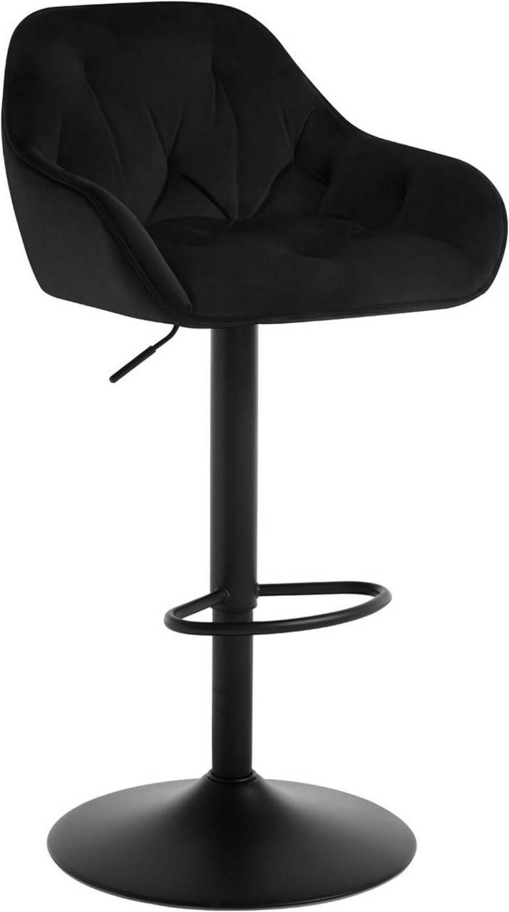 Woltu Barhocker Schwarz 52x87x50 cm