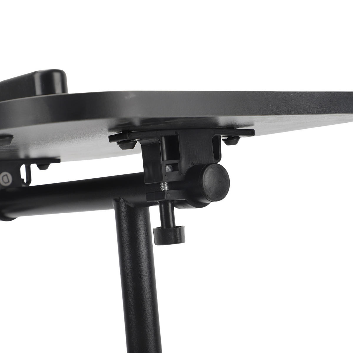 NACHTTISCH aus Massivholz, höhenverstellbarer Laptoptisch für Zuhause, 15 mm dick, mit Buchstütze, schwarz - Schwarz, Holz (40/30/80cm) - Ej. Life