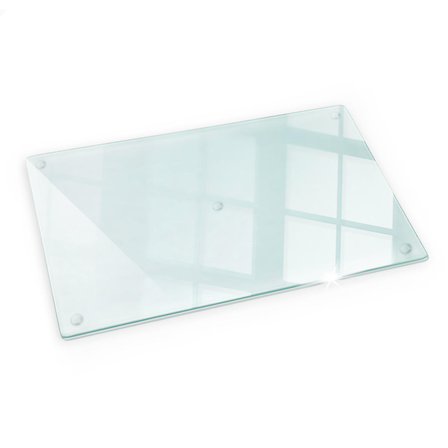 HERDABDECKPLATTE 30x52 cm Transparent - Transparent, Glas (30/0.4/52cm) - TULUP