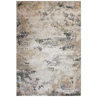 TEPPICH waschbar Abstrakt, Wohnzimmer schmutzabweisend Gelb-Natur Rechteckig 152x230 - Beige, Textil (152/230cm) - KADIMA DESIGN