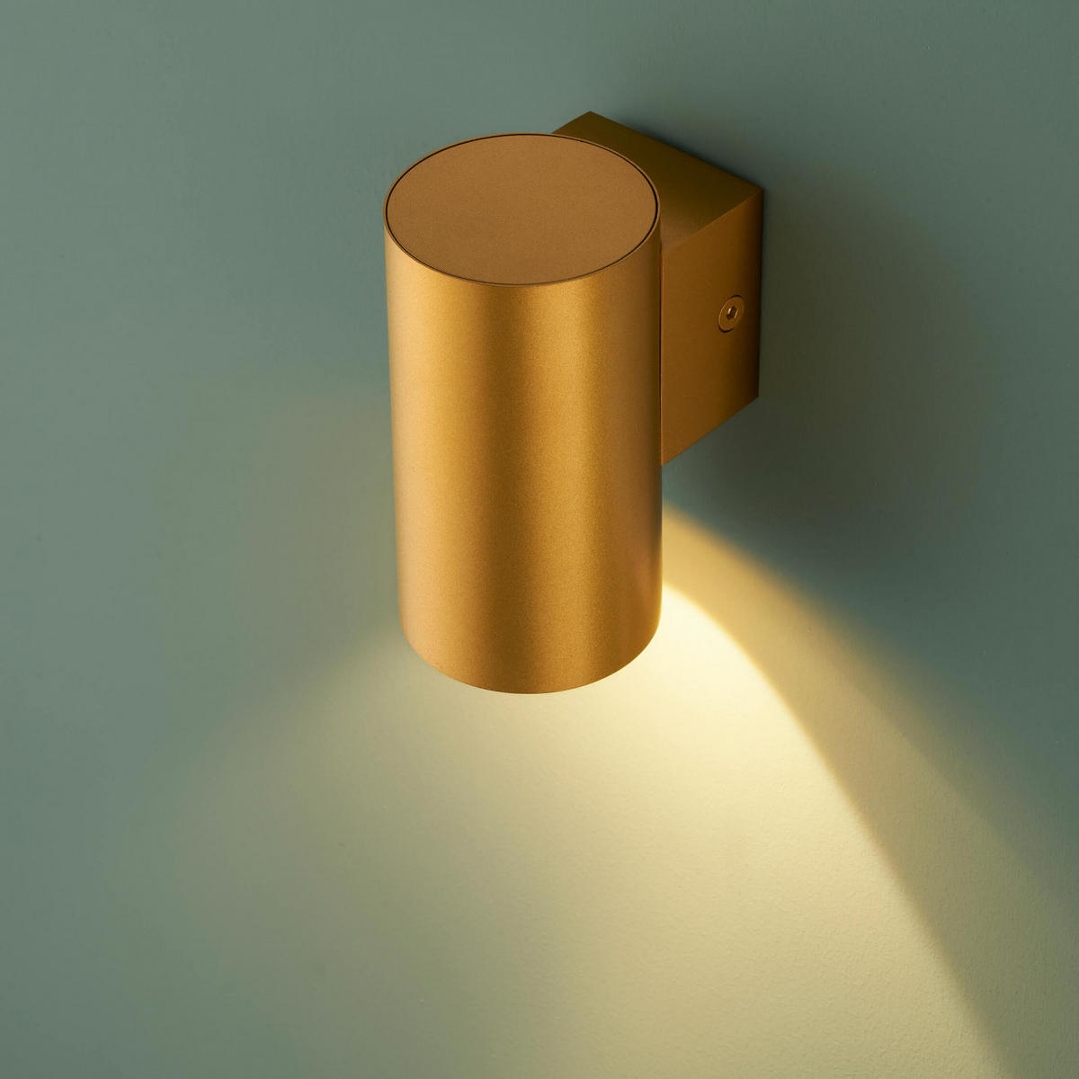 WANDLEUCHTE Liv, Gold / Messing, 10cm - Goldfarben, Metall (5/5.7/10cm) - KOSILUM