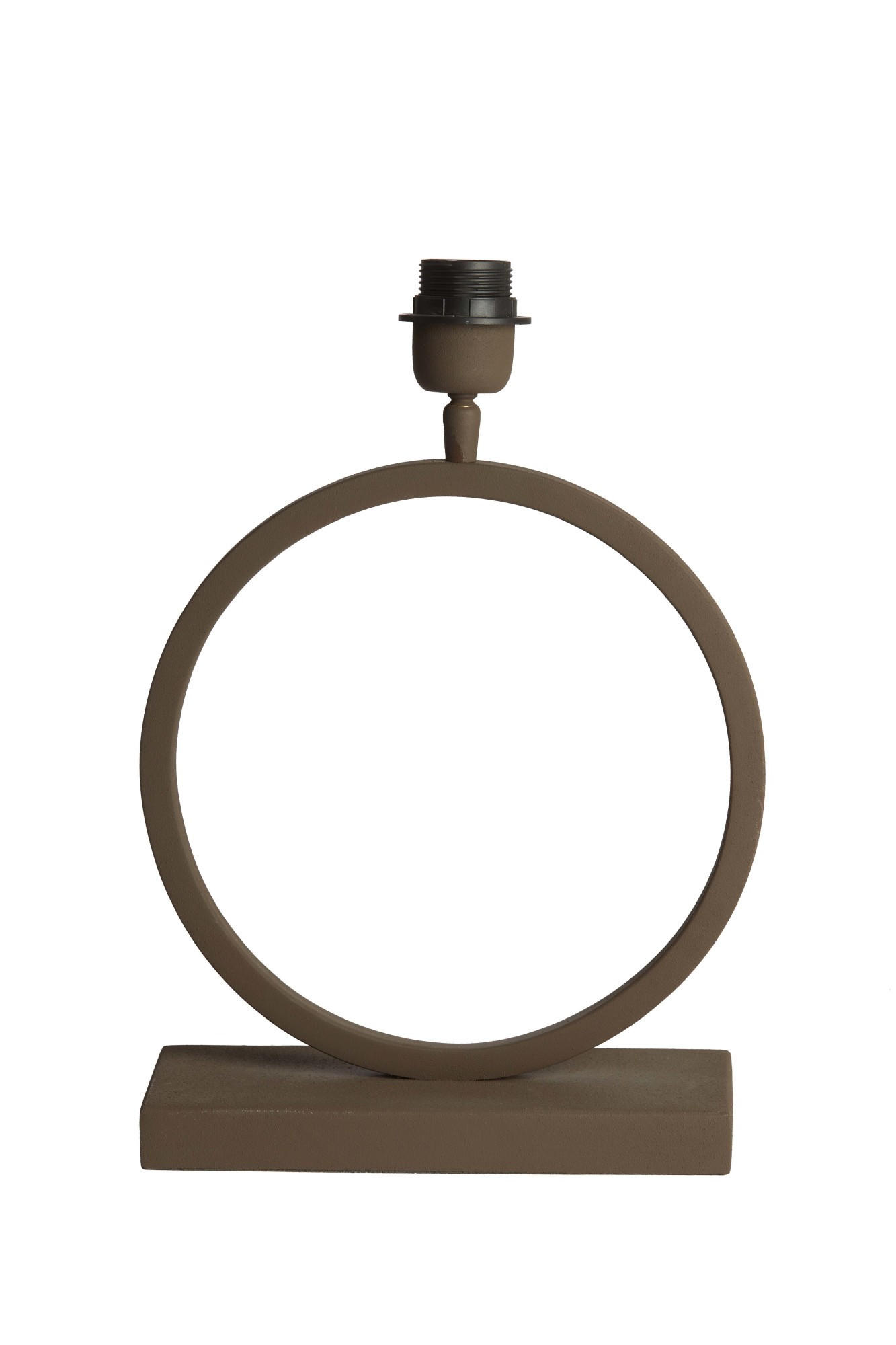 LAMPENFUSS Liva Braun Ø30/43 cm - Braun, Metall (30/12.5/42cm) - Light & Living