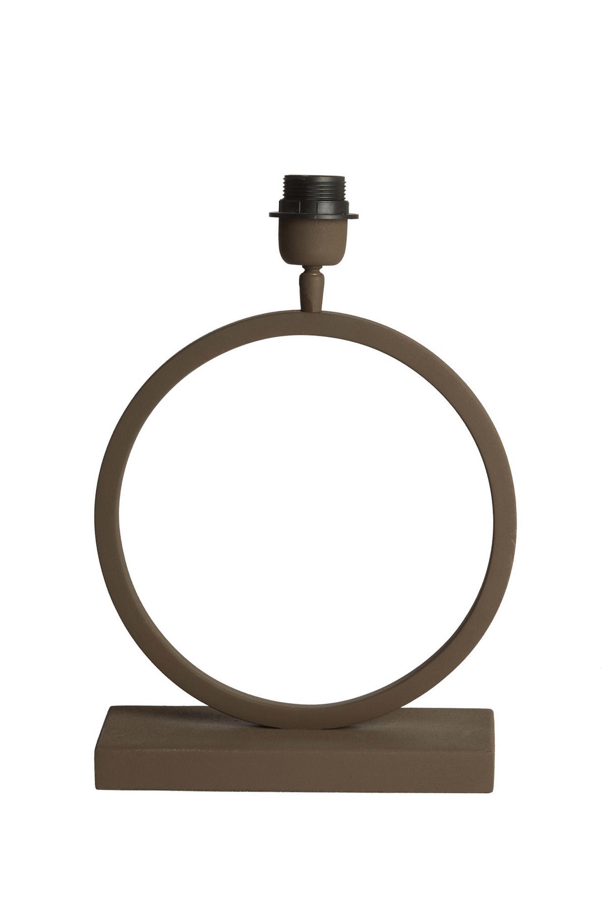 LAMPENFUSS Liva Braun Ø30/43 cm - Braun, Metall (30/12.5/42cm) - Light & Living