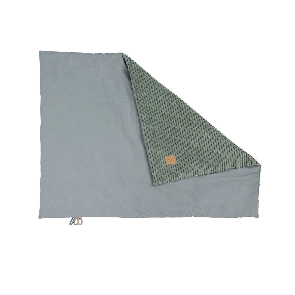 BABYDECKE, Aesthetic, Olivgrün winterlich - Grün, Textil (100/77cm) - MeowBaby
