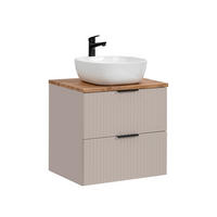 WASCHTISCH 60.6cm Adriel Beige - Beige, Holzwerkstoff (60.6/59/46cm) - Petits-meubles
