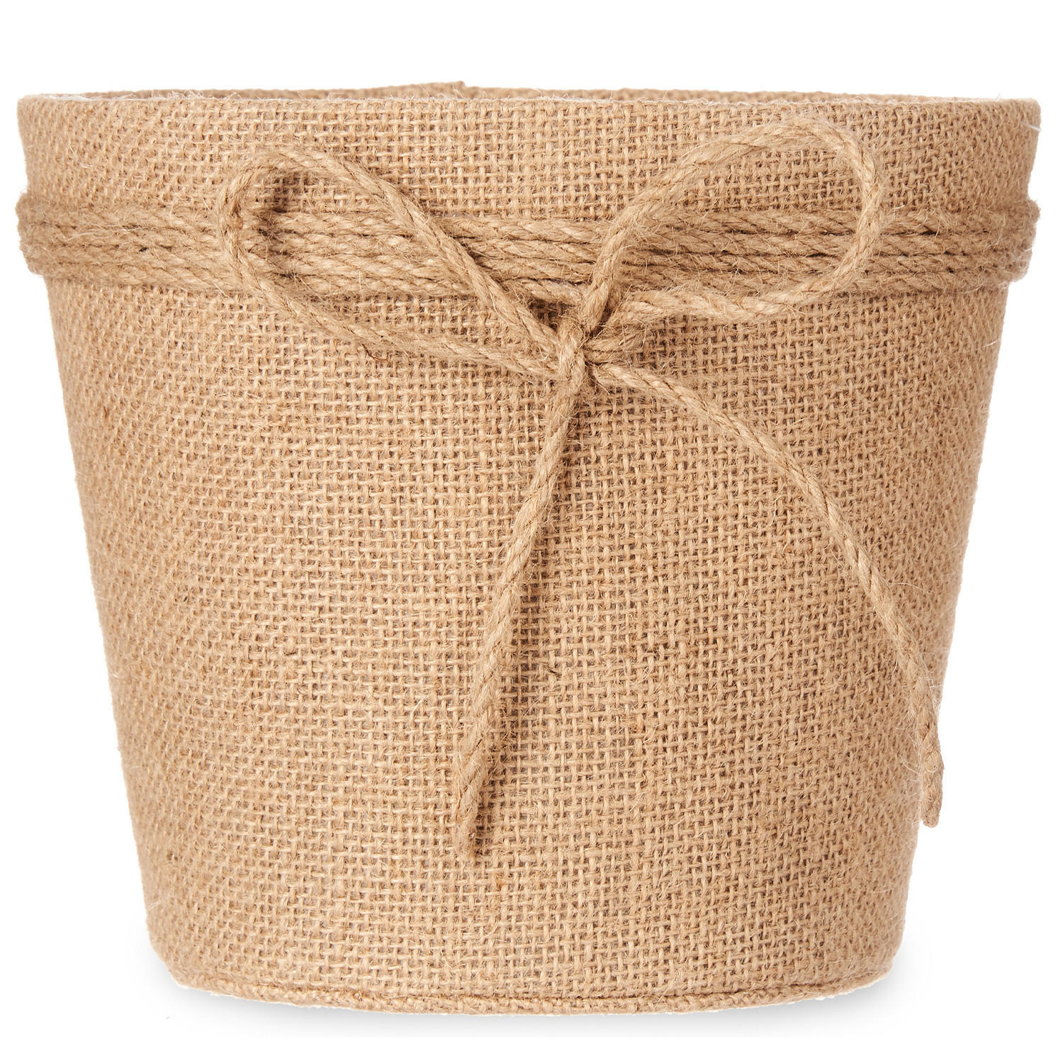 BLUMENTOPF Jute geflochten 20/16 cm - Braun, Kunststoff (20/16cm)