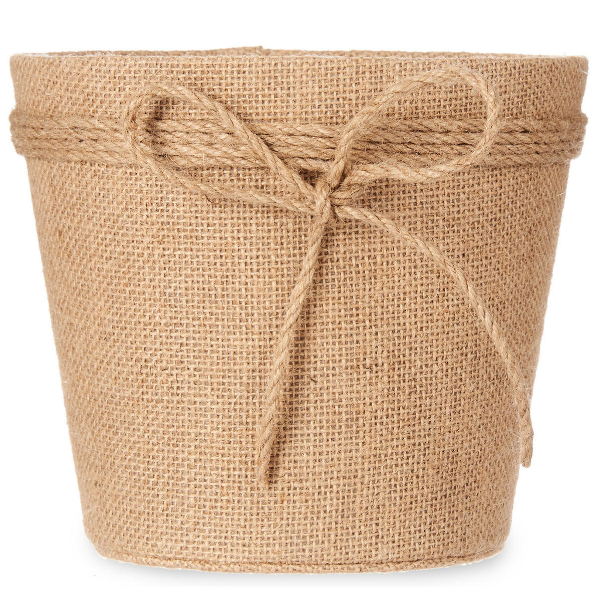 BLUMENTOPF Jute geflochten 20/16 cm - Braun, Kunststoff (20/16cm)