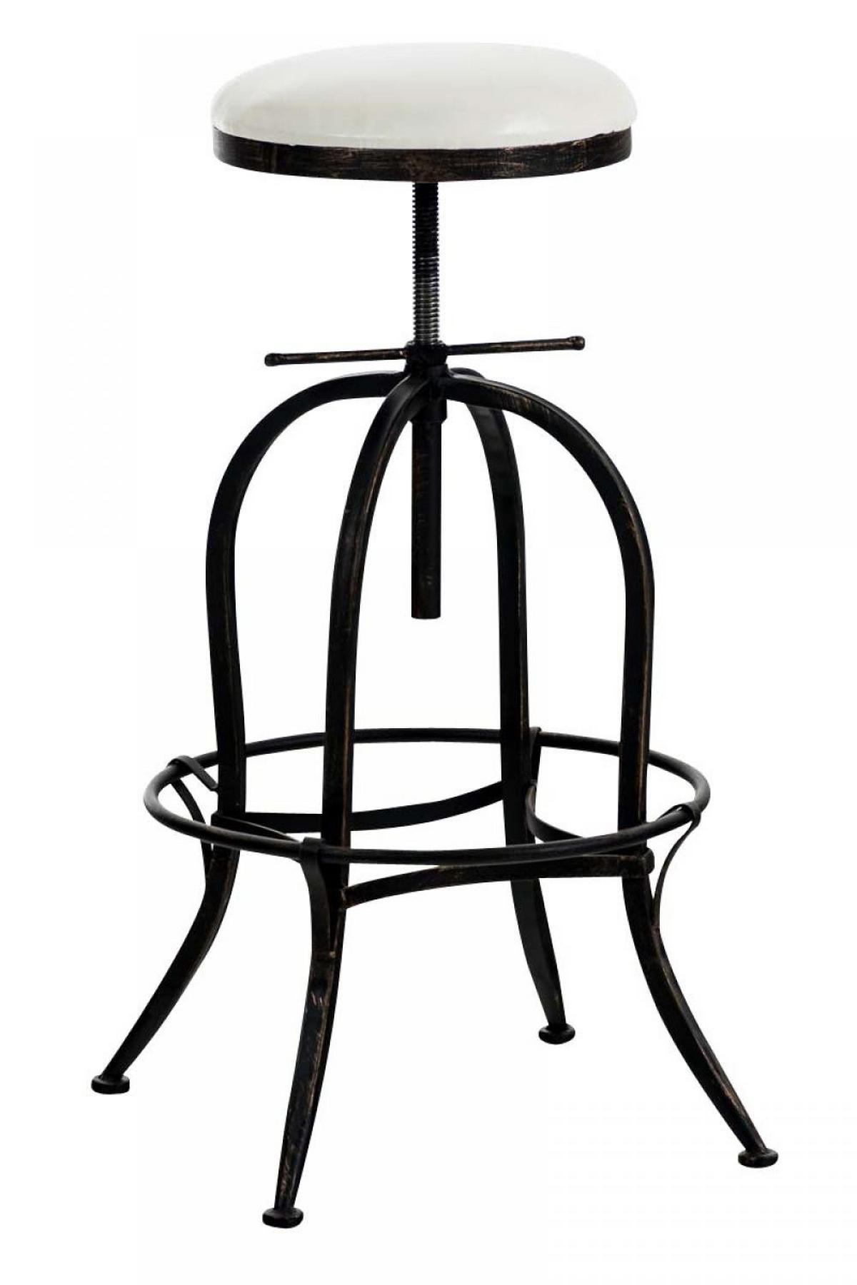 BARHOCKER Metall bronze - Bronzefarben, Textil/Metall (45/73/45cm) - CLP