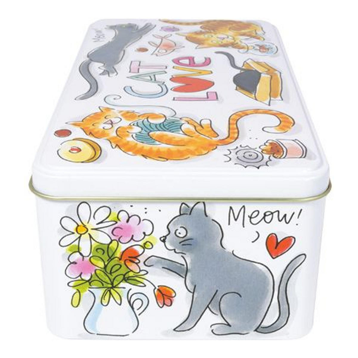 DOSE Katzenliebe in Bunt - 19,5 x 10,5cm - Multicolor, Metall (10.4/7/19.5cm) - Blond Amsterdam