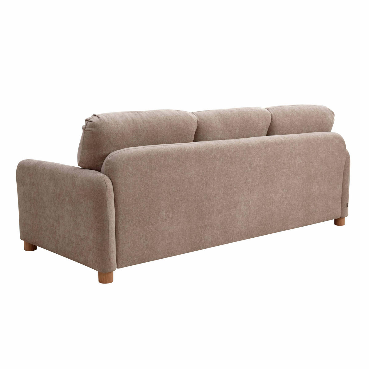 SOFA 3-Sitzer, Beige - Beige, Textil (101/88/231cm) - Oviala
