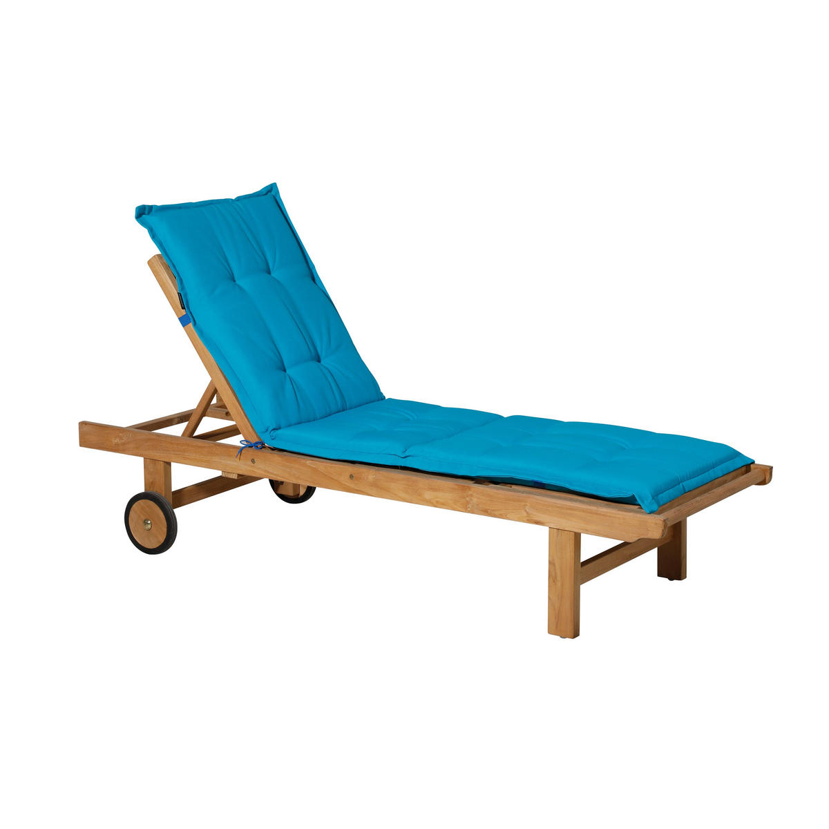 LIEGENAUFLAGE Panama 200/65 cm - Blau, Textil (60/7/200cm) - Madison