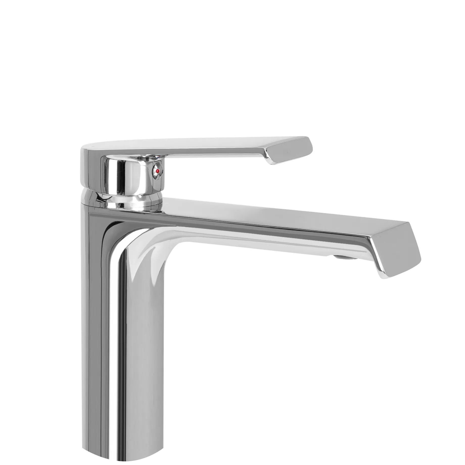 WASCHBECKENARMATUR Rea Hass Chrom Low - Chromfarben, Metall (4.2/15/15.5cm) - REA
