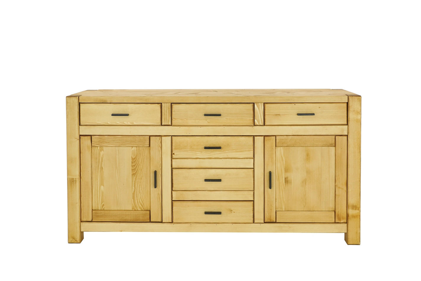 SIDEBOARD aus Massivholz SARA - Honig, Holz (180/90/50cm) - Seart