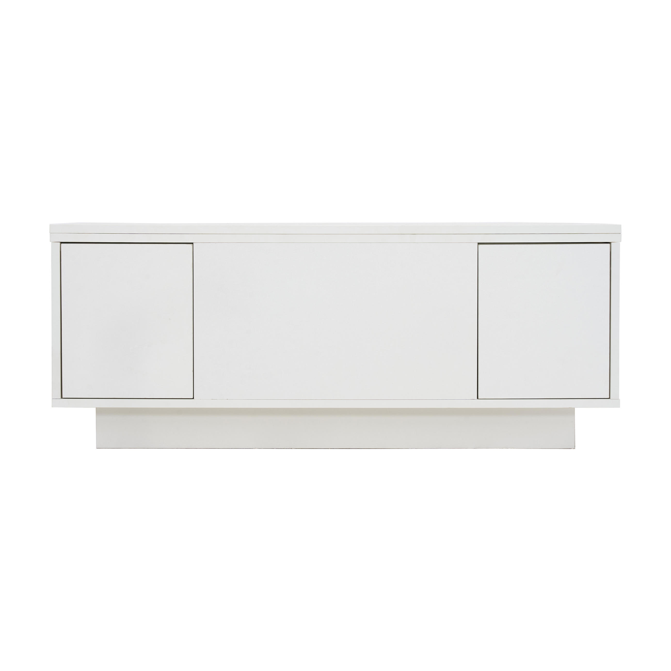 COUCHTISCH Weiß 100/50/43 cm mit Hubtischfunktion - Weiß, Holzwerkstoff (1/1/1cm) - PANGIVO