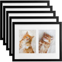 BILDERRAHMEN Galeria 9x13cm Schwarz (5tlg) - Schwarz, Holzwerkstoff (19/2/25cm) - BoMoe