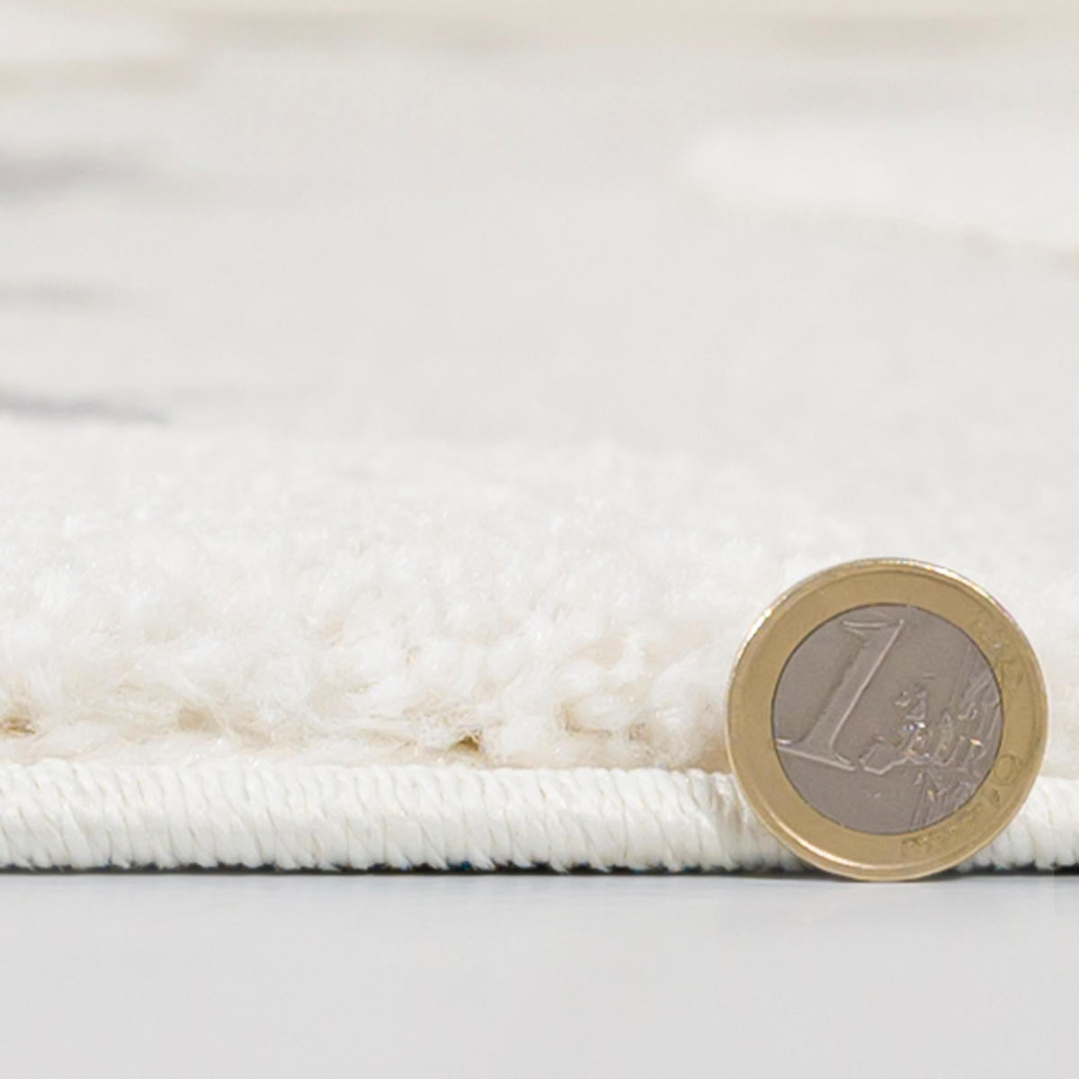 KINDERTEPPICH Beige Sterne, Mond - Mittelflor Rechteckig Weich 160 x 230 cm - Ecru/Multicolor, Textil (160/230cm) - Mazovia